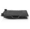 NEDIS stojan na notebook/ univerzální/ pro notebooky do 18"/ 2x ventilátor 140 mm/ USB/ plast-kov/ černý