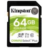 KINGSTON Canvas Select Plus 64GB SDXC / UHS-I / CL10