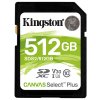 KINGSTON Canvas Select Plus 512GB SDXC / UHS-I / CL10