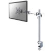Neomounts FPMA-D935POLE70 /Držák displeje/na stůl/10-30"/svorka/3čepy/VESA 100X100/nosn.10kg/1 displej/stříbrný