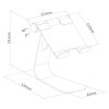 Neomounts  DS15-050SL1 / Tablet Desk Stand (suited for tablets up to 11") / Silver