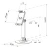 Neomounts  DS15-540BL1 / universal tablet stand for 4,7-12,9" tablets  / Black