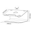 Neomounts  NSLS050 / Notebook Desk Stand (ergonomic, 360 degrees rotatable) / Silver