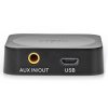 NEDIS bezdrátový audio vysílač a přijímač/ Bluetooth 4.2/ 3,5mm výstup/ micro USB/ černý