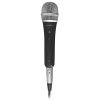 NEDIS kabelový mikrofon/ Kardioid/ odnímatelný kabel 5m/ 600 Ohm/ -72 dB/ jack 6.35 mm/ vypínač/ kov/ černo-šedý