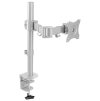 Neomounts Select NM-D135SILVER/Držák displeje/na stůl/10-30"/svorka+průchodka/VESA 100X100/nosn. 8kg/stříbrný
