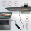 AXAGON hub USB-C 6v1 / HMC-6H4A / USB 3.2 Gen1 / 4x USB-A / HDMI / PowerDelivery / kovové tělo / 0,2m
