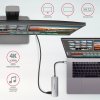 AXAGON hub USB-C 5v1 / HMC-HCR3A / USB 3.2 Gen1 / 3x USB-A / HDMI / MicroSD/SD / kovové tělo / 0,2m