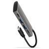 AXAGON hub USB-C SUPERSPEED / HMC-4G2 / USB 3.2 Gen2 / 2x  USB-C / 2x USB-A / 10GB/s / 0,13m