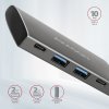 AXAGON hub USB-C SUPERSPEED / HMC-4G2 / USB 3.2 Gen2 / 2x  USB-C / 2x USB-A / 10GB/s / 0,13m