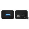 AXAGON hub USB-A / HUE-S2BL / USB 3.2 Gen1 / 4x USB-A / MicroUSB / 1,2m