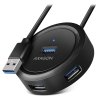 AXAGON hub USB-A / HUE-P1A / USB 3.2 Gen1 / 4x USB-A / 0,3m
