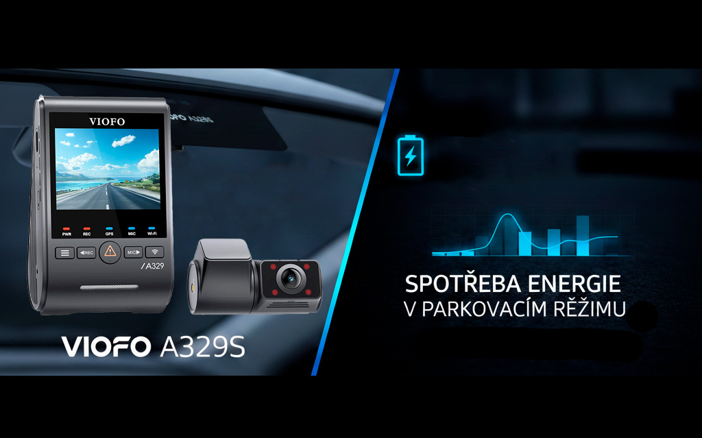 Spotřeba kamery VIOFO A329S v parkovacím režimu