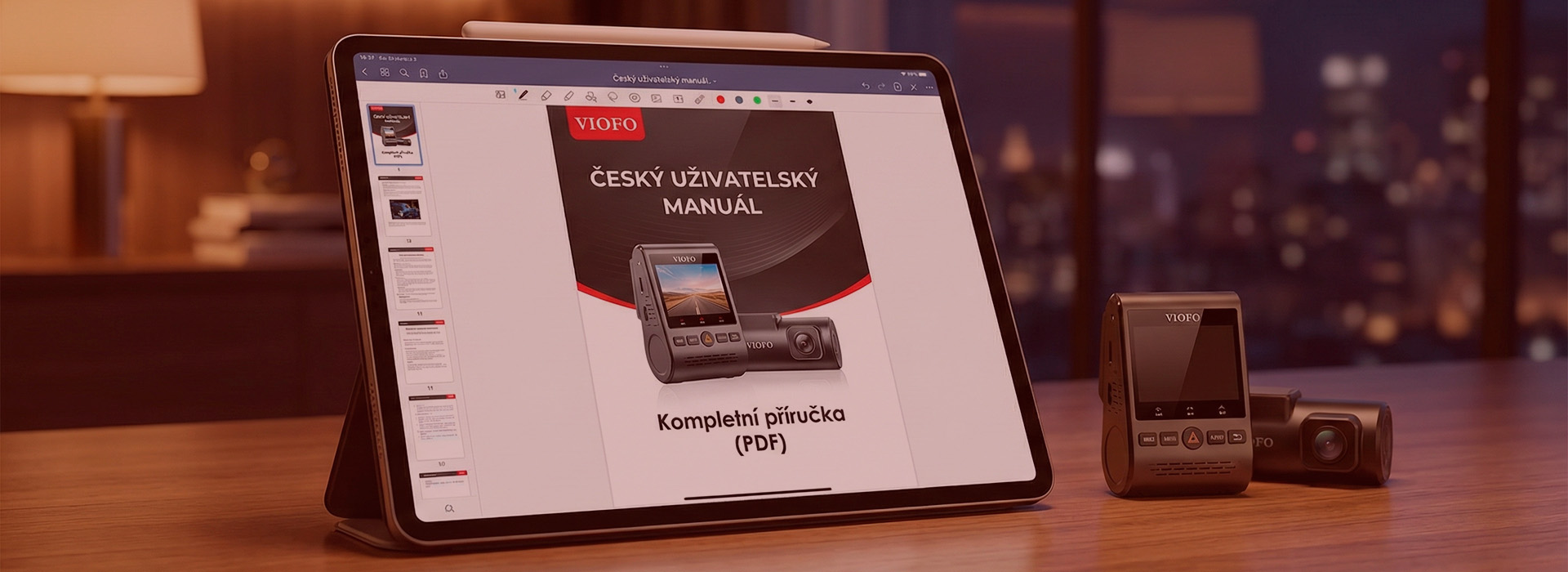 České manuály Viofo