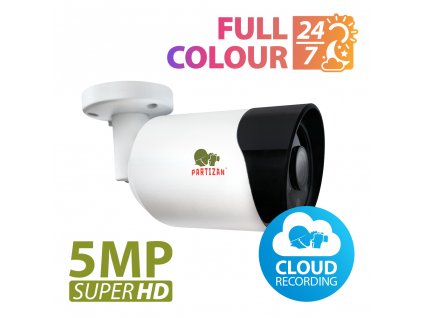 5.0MP IP kamera PO-5SP Full Colour 1.3 Cloud