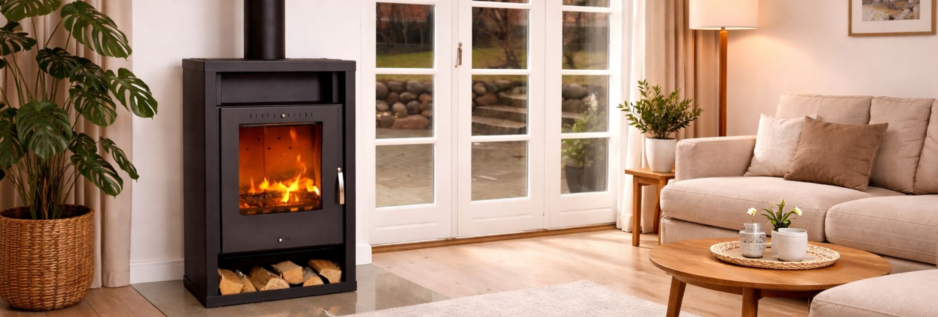 Teplovzdušné krbové kachle