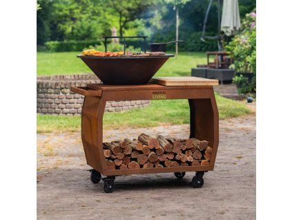 Gril Big Jack Ø80cm - corten 3.0