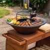 Gril Big Jack Ø80cm - corten 3.0