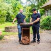 Gril Camarada - Ø70cm - corten,čierny wok 2,0