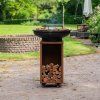 Gril Camarada - Ø70cm - corten,čierny wok 2,0