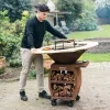 Drevený grilovací rám - Ø80