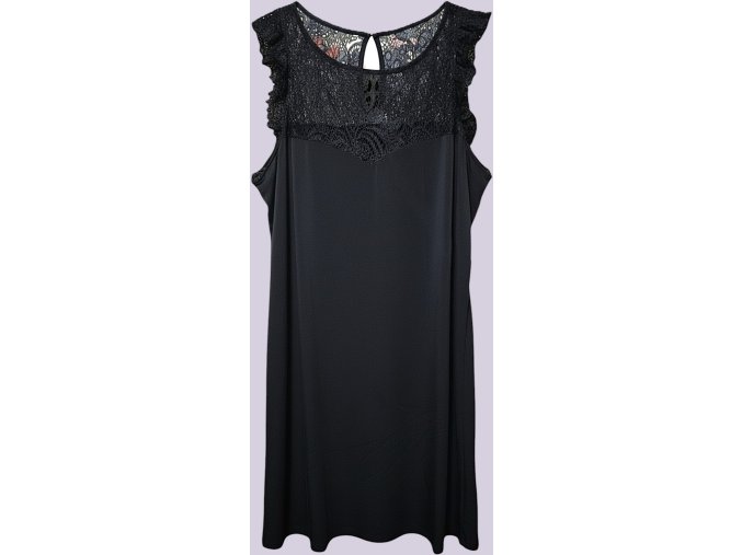 Černé šaty Top Secret s krajkou vel. 44 / L