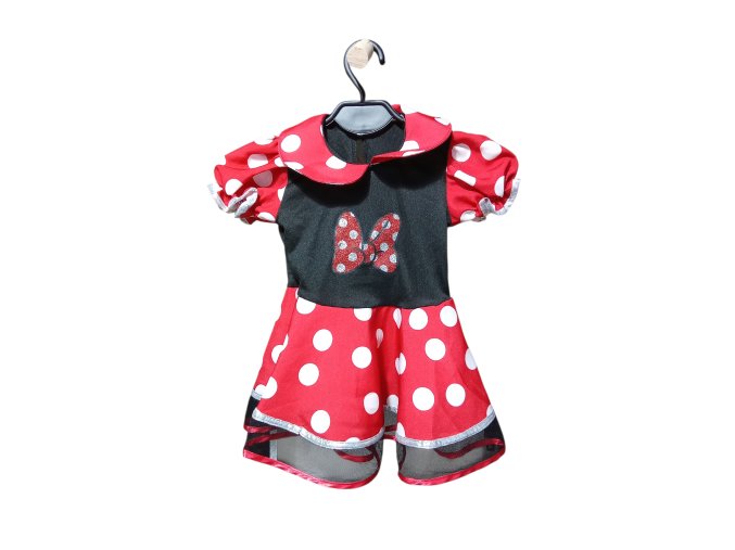 Dětský karnevalový kostým MINNIE šaty 0 - 2 roky