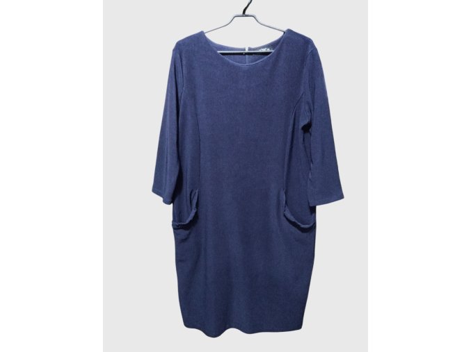 Tmavě modré šaty vel. 2XL