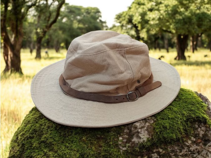 BÉŽOVÝ KLOBOUK - Safari styl
