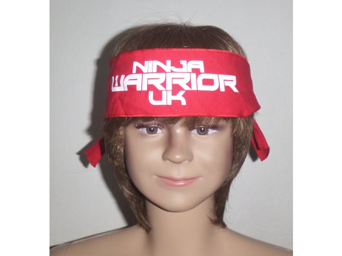 NINJA červená páska šátek
