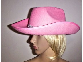 BARBIE KOVBOJKA růžový klobouk dámský