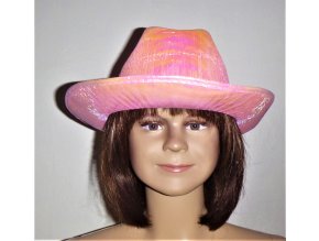 BARBIE KOVBOJKA růžový klobouk dívčí