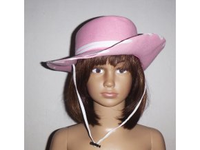 BARBIE KOVBOJKA růžový klobouk dívčí