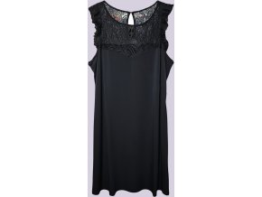 Černé šaty Top Secret s krajkou vel. 44 / L