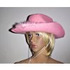 BARBIE KOVBOJKA růžový klobouk dámský