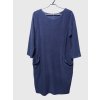 Tmavě modré šaty vel. 2XL