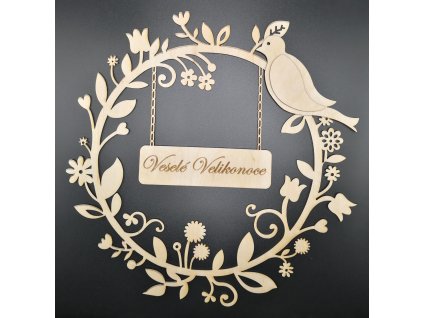 Výřez na zeď s nápisem