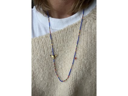 Boho náhrdelník/ náramek se srdcem SVOBODA Ag925