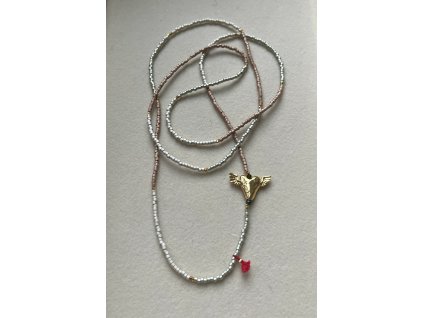 Boho náhrdelník/ náramek se srdcem SVOBODA Ag925