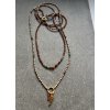 Boho řetízek s andělským křídlem Ag925