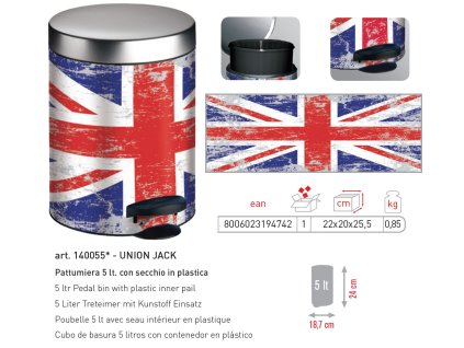 2156 pedalovy kos 5l union jack