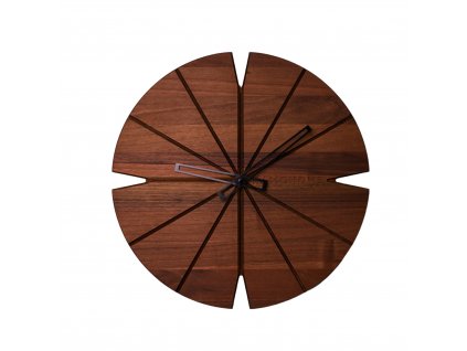 Dřevěné nástěnné hodiny CORVUS (Průměr hodin 30 cm, Materiál Buk)