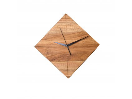 Dřevěné nástěnné hodiny ARIES (Velikost 37x37 cm, Materiál Buk)