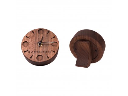 Stolní hodiny SAGITTA - masivní drevo (Průměr hodin 12 cm, Materiál Buk)