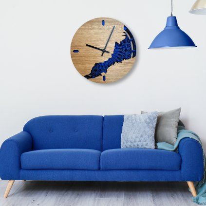 Mandala Wooden Wall Clock