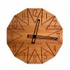 Wall Clock LACERTA - solid wood