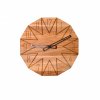 Dřevěné nástěnné hodiny LACERTA (Průměr hodin 32 cm, Materiál Buk)