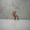 Czech Folklore Wooden Christmas Ornaments, Brown