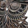 3D Wooden Owl Wall Art