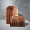 Wooden arch-shaped table decoration "Modern"